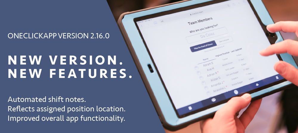 New Release Version 2.16 - More Hotschedules Integrations