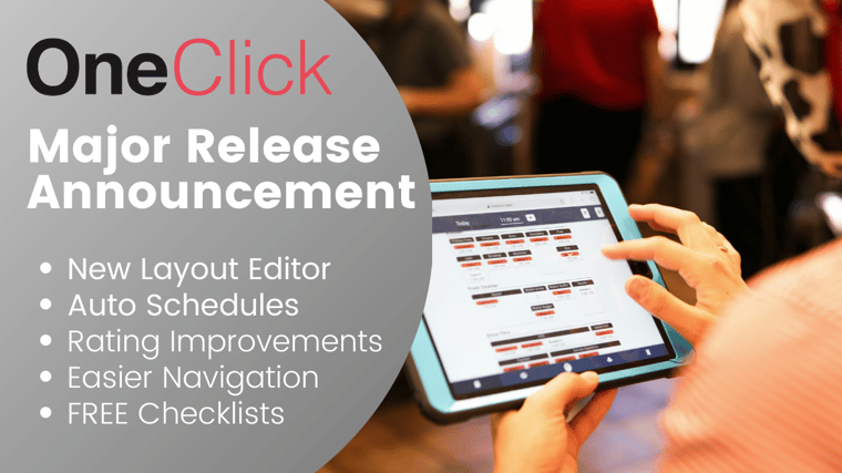Major Release: Automatic Schedules, Layout Editor, Checklists & More